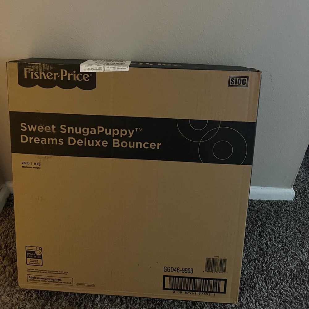 Sweet sungapuppy dreams deluxe bouncer - Picture 2 of 2